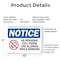 Signmission No Personal Cell Phone Use Allowed, 10 in W x Rectangle, Plastic OS-2PACK-NS-P-710-L-14735 - alternate 8